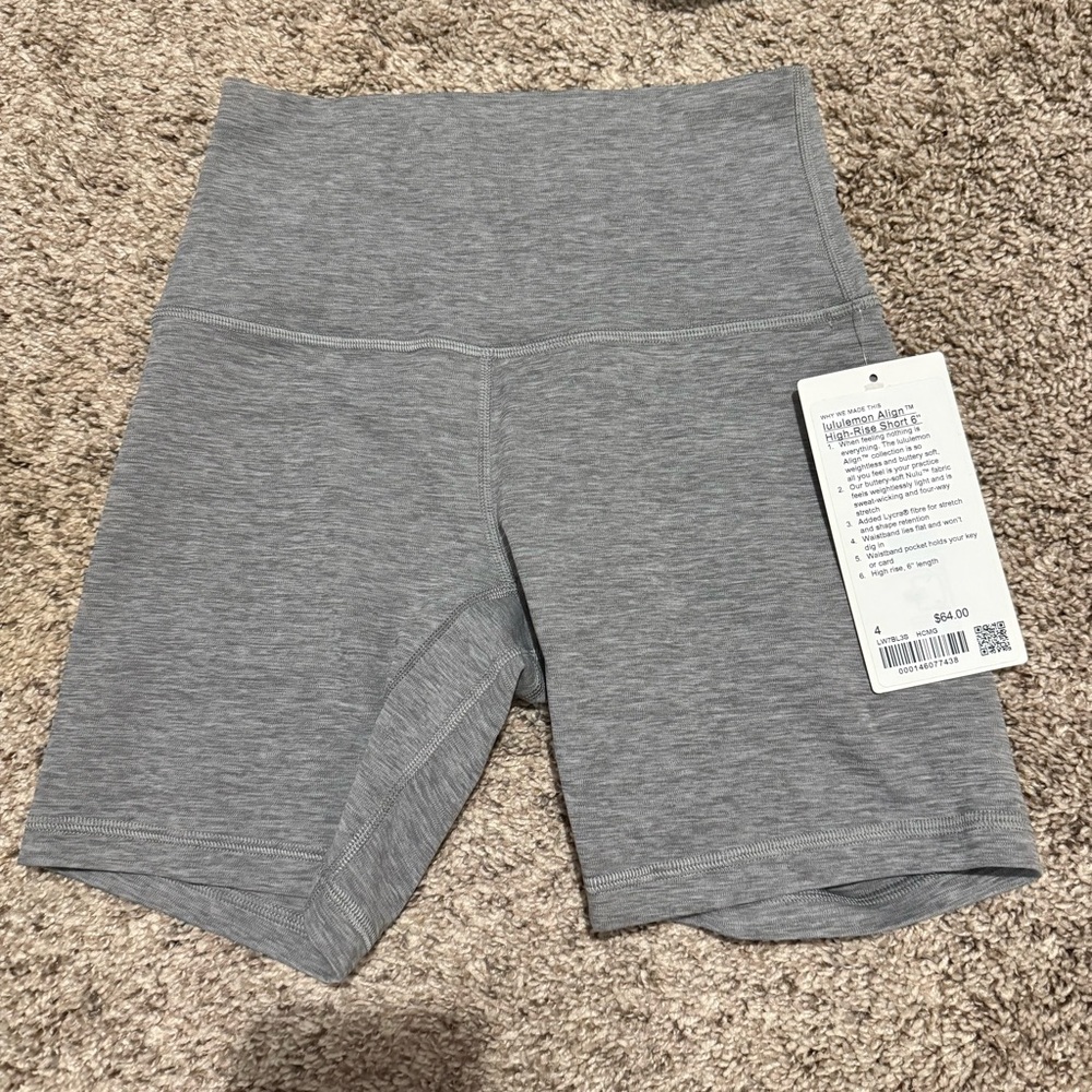 lululemon gray Women's High-Waisted Shorts